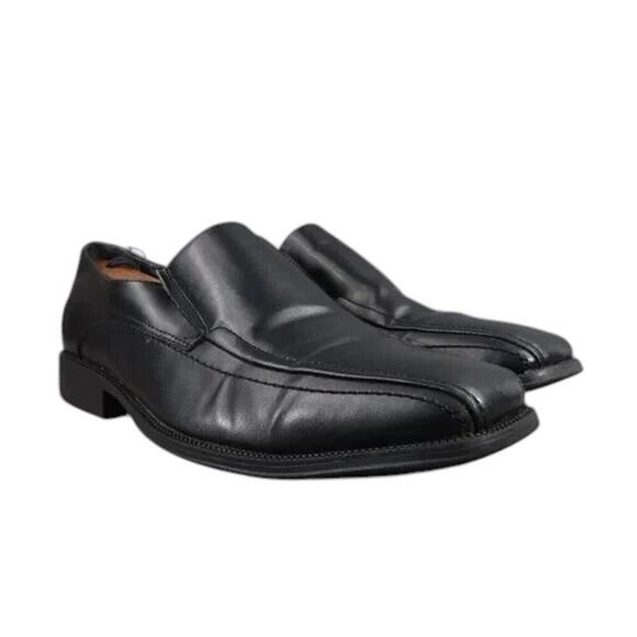 Alfani Shoes Mens 12 Loafer Slip On Dress Formal Classic Ascher Square Toe Black main image 13